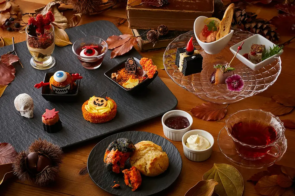 【スイスホテル南海大阪】紅葉の季節にモンスターがやってきた！ちょっぴり怖くてかわいい「Monsters Autumn Party Afternoon Tea」2025年9月1日～10月31日 開催 画像 1