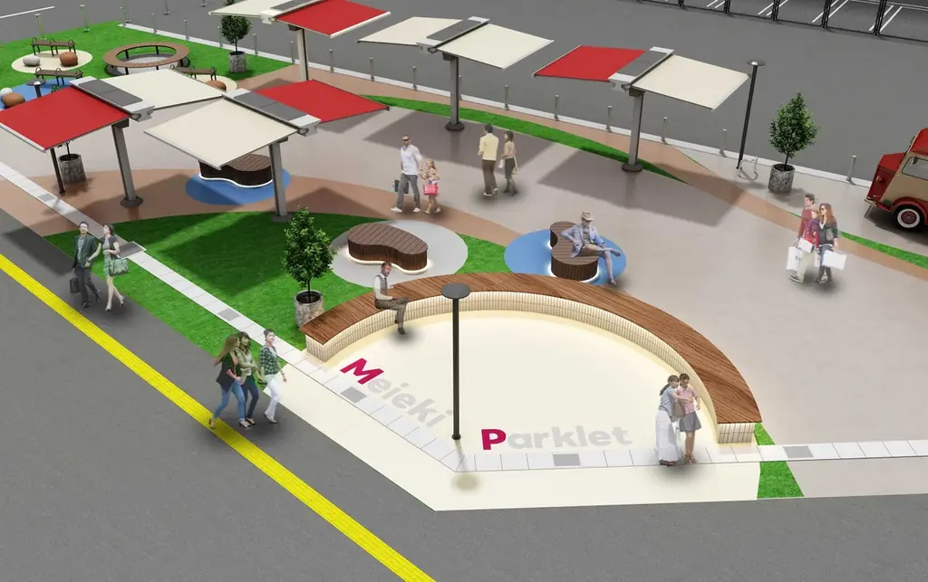 名古屋駅前に8月8日誕生！Meieki Parklet新都市広場の魅力