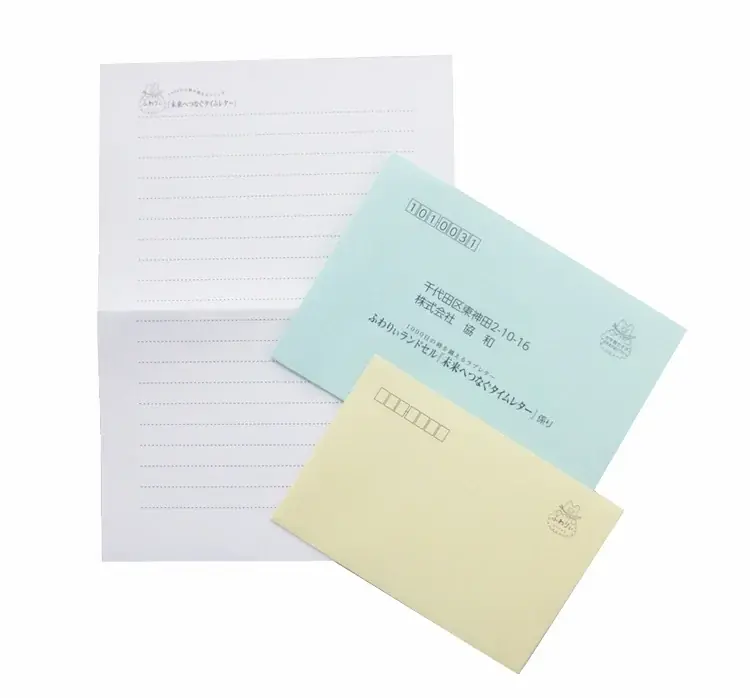 【ふわりぃランドセル】小学校へ入学したころの感動が時を越えて届く！「未来へつなぐタイムレター」　ふわりぃランドセルの協和が続ける親と子の心をつなげるサービス 画像 1