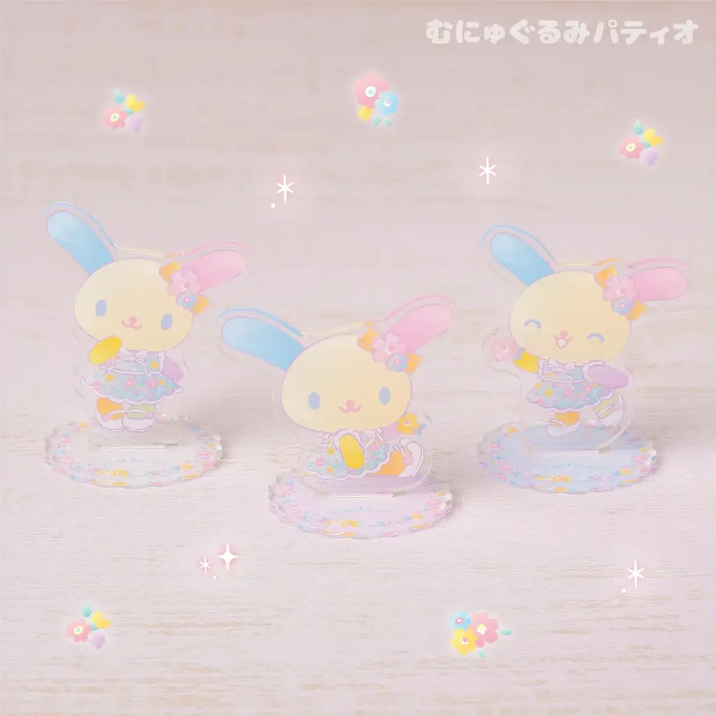 爽やかでガーリーなデザイン♡サンリオキャラクターズ・ウサハナより「ふわりフローラルシリーズ」が8月7日(木)~むにゅぐるみパティオ対象店舗で発売開始! 画像 6