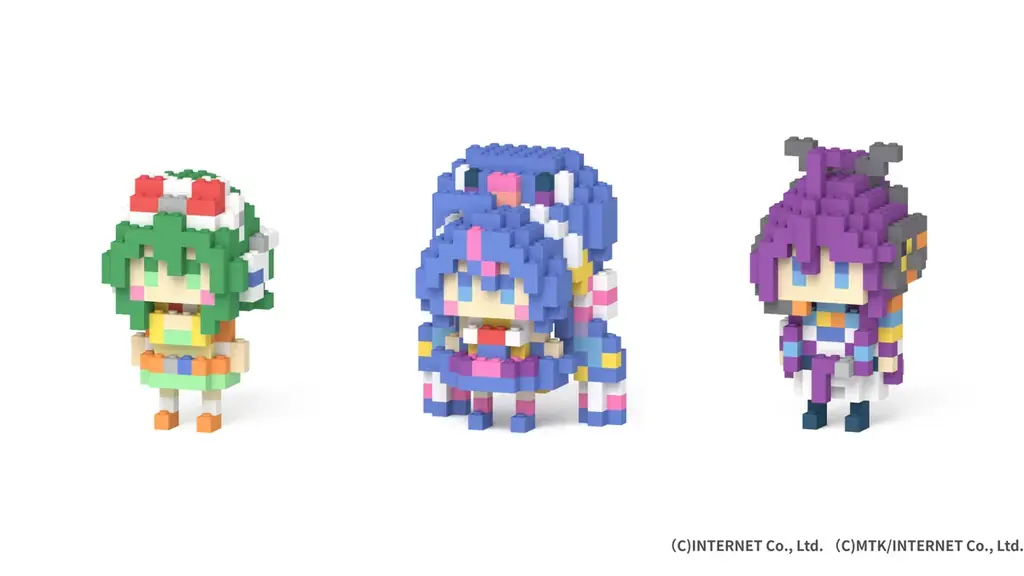 VOCALOIDや人気VTuberたちが「ミタクルブロック」で続々と立体化！2025年8月の新作ラインナップを公開 画像 2