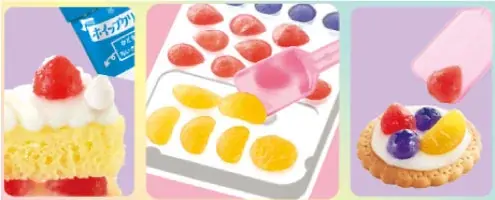 パティシエ気分で本格スイーツづくり♪かわいくて本格的！5種類のスイーツがミニチュアサイズで手作りできる！知育菓子®「ポッピンクッキン なりきりパティシエ」が2025年9月1日(月)に新発売！ 画像 3