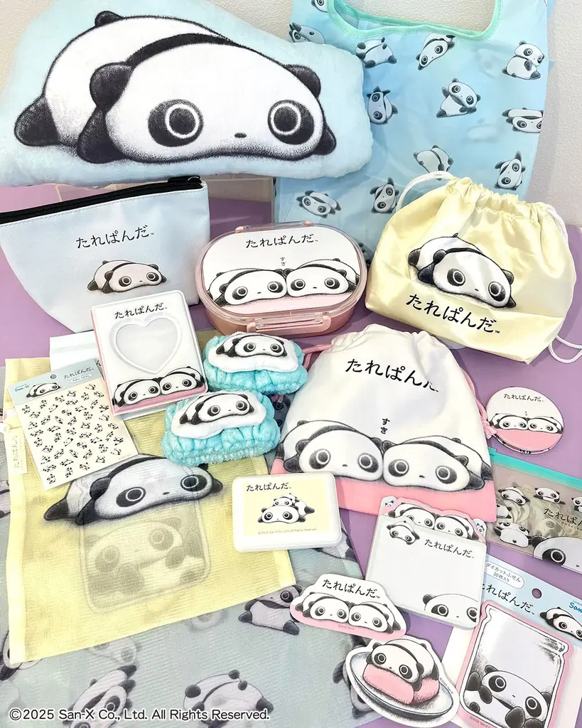 平成に一大ブームを巻き起こした「たれぱんだ」の限定アイテムが全品390円（税込429円）でサンキューマートに新登場！たれたポーズが独特のゆるくて可愛いデザインで9月中旬より発売 画像 2