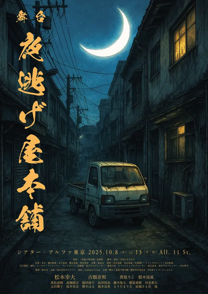 舞台『夜逃げ屋本舗』上演決定 主演 松本幸大・ヒロインに古畑奈和が出演 実写映画やドラマ化もされたアクション・コメディ漫画 画像 3