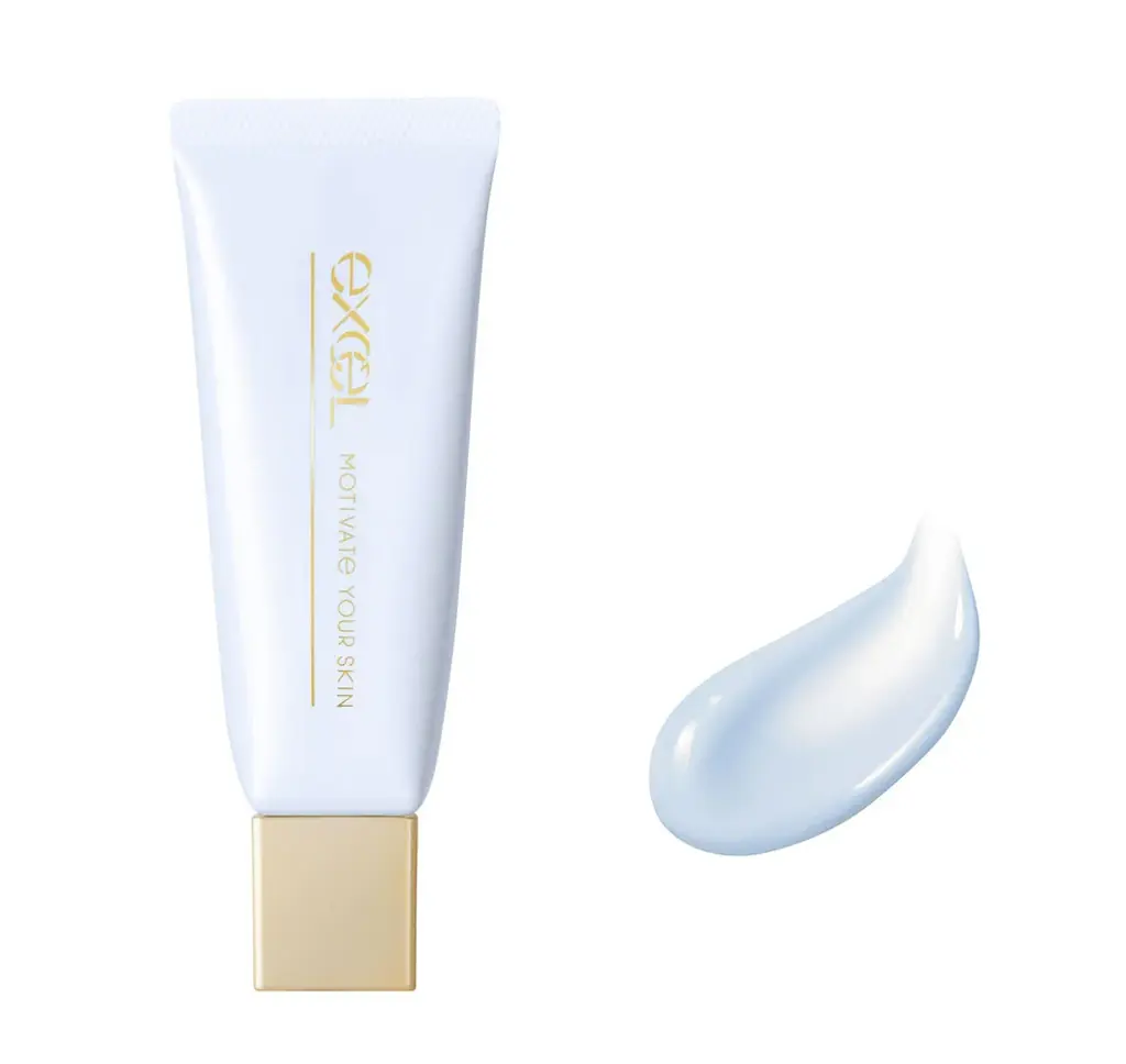 PLAZA、MINiPLA限定！メイクアップブランド『エクセル』から、大人気のオールインワン「美容液UV下地」が、透明感アップするブルーカラーで限定発売 画像 3