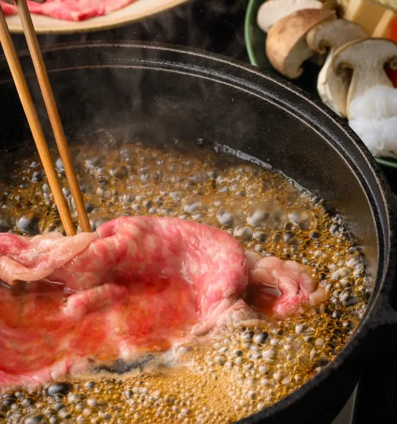 京都三条 箔で8月7日開始のグルテンフリー和牛すき焼き会席