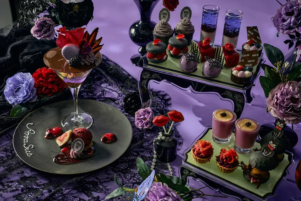 ANNA SUI × ザ ストリングス 表参道 初のコラボレーション『ファンタジー&ローズ アフタヌーンティー with ANNA SUI』 期間限定開催 画像 3