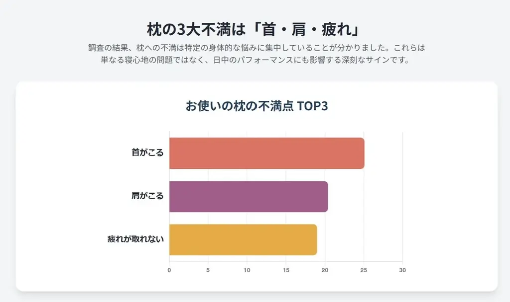 4人に1人が「枕難民」。その不調、寝姿勢や隠れいびきが関わっているかも?8月9日「抱きまくらの日」に始める、睡眠課題の「可視化」と「寝姿勢の最適化」の新習慣。 画像 3