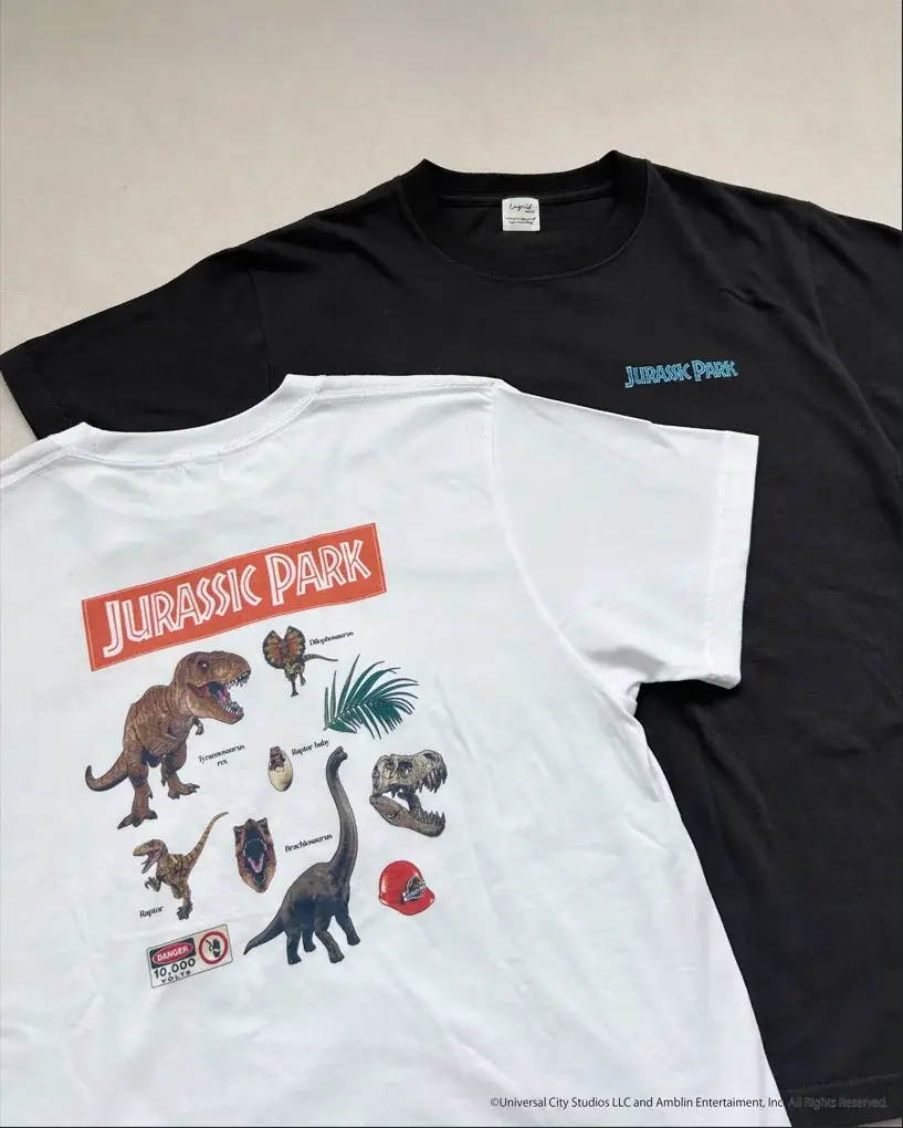 「Ungrid(アングリット)」世界中で愛され続ける『JURASSIC PARK（ジュラシック・パーク）』と初のコラボレーション！別注アイテムを8月7日に発売 画像 5
