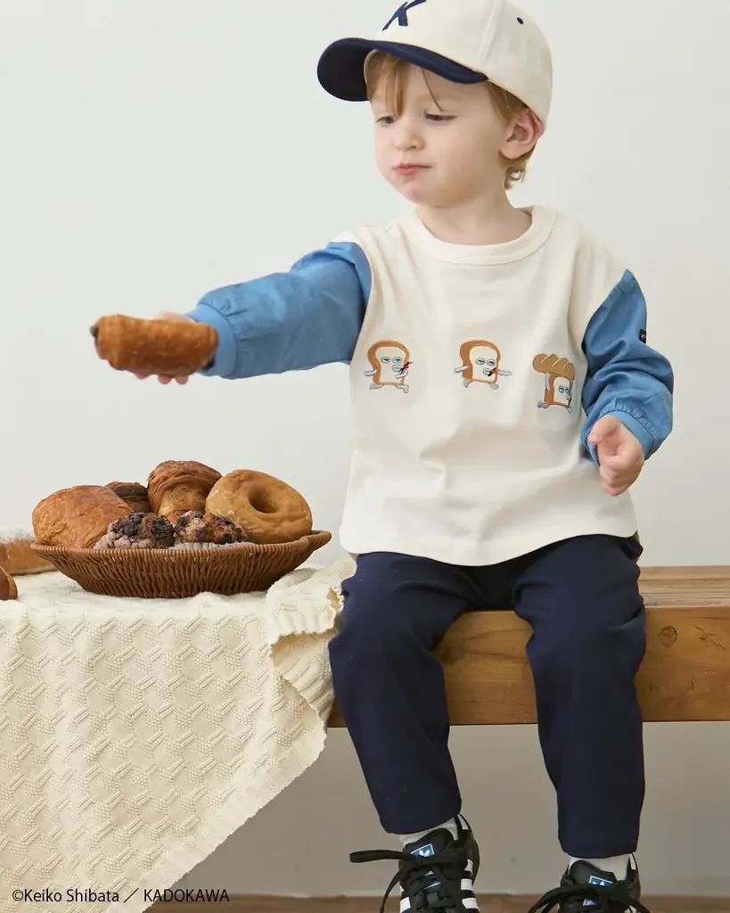 ナルミヤ・インターナショナルの「petit main/プティマイン」より、大人気の絵本「パンどろぼう」とのスペシャルアイテムを8月8日(金)より発売いたします！ 画像 3