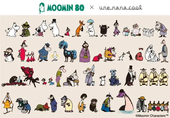 【2025/8/7 debut】「MOOMIN」× une nana cool コラボレーション”第三弾”が登場！ 画像 23
