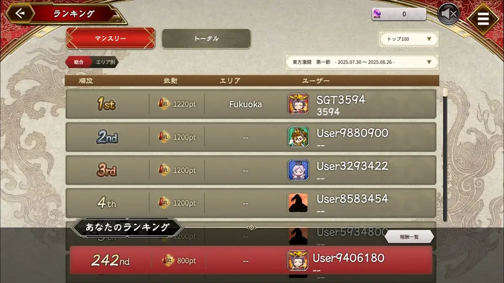 『魁 三国志大戦』リリース100日記念キャンペーン開催!最大100回無料ガチャ!ぷちキャラ武将を期間限定プレゼント! 画像 2