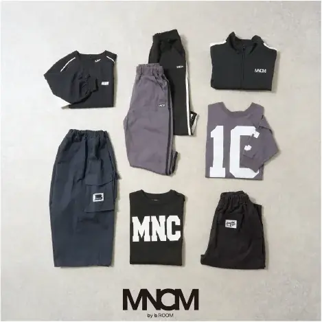 ナルミヤ・インターナショナルのEC限定ブランド「b・ROOM/ビールーム」より、大人びた飽きのこないデザインを楽しめる〈 MNCM（モノクローム）by b・ROOM〉が8月8日(金)発売スタート！ 画像 7