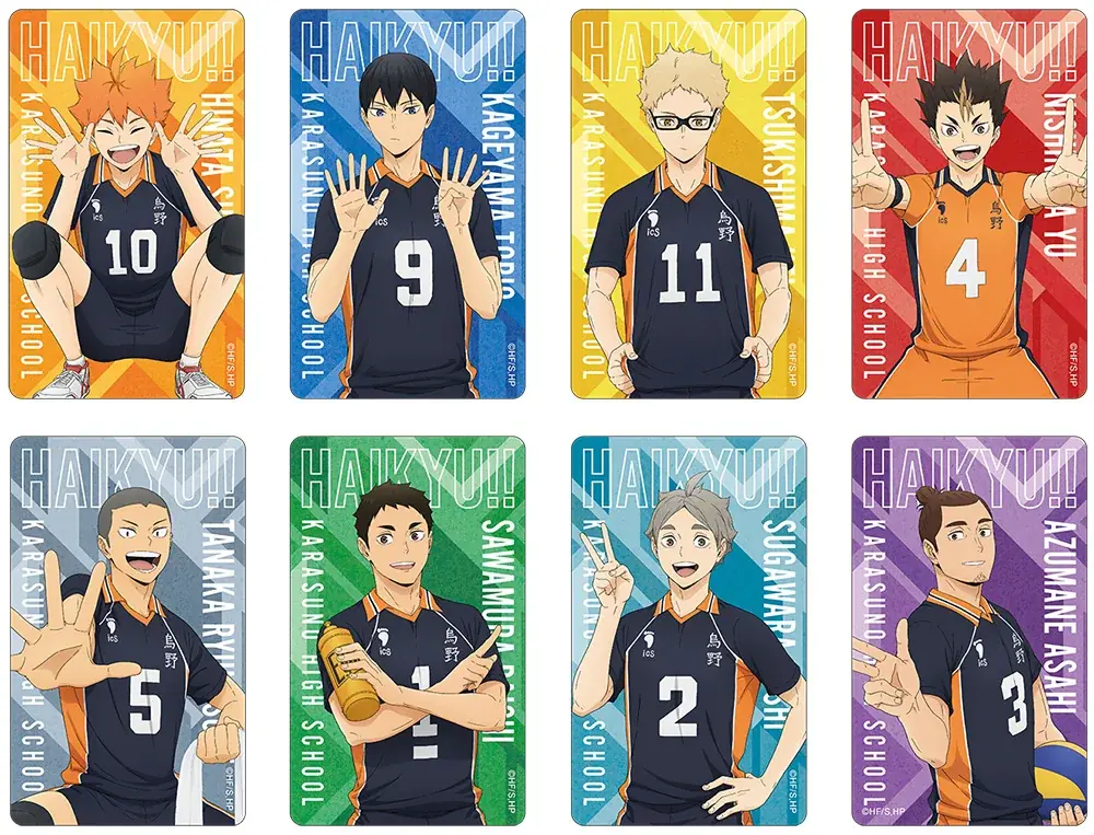 アニメ「ハイキュー!!」から、日向、影山たちの描き下ろしビジュアルを使用した新商品が10月4日発売！　アニメイトでは、特典「ビジュアルカード」がもらえるフェアを開催!! 画像 4