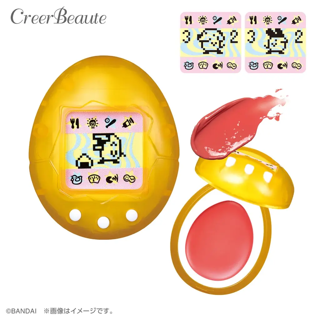 画面シールで推したまごっちにカスタマイズ！たまごっちコスメに「たまごっち カスタム!!リップ＆チーク」登場！ 画像 5