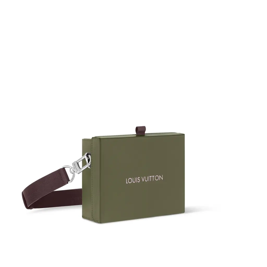 VUITON バッグ LOUIS VUITTON Snakeskin Petite Boite Chapeau Deep Green