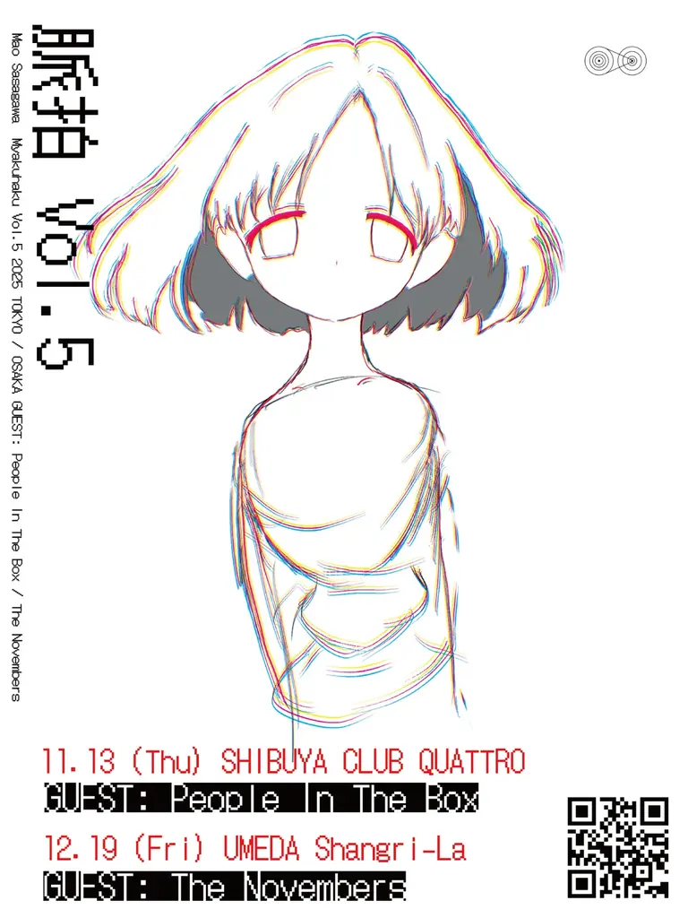 笹川真生「脈拍」Vol.5が11月東京・12月大阪で初の2会場開催