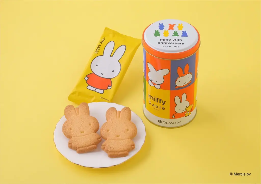 大好評により増産販売中！【オランダ家×miffy】ミッフィー誕生70周年を記念した「70周年限定缶」 画像 2