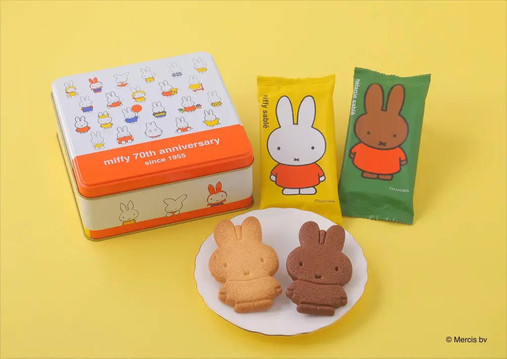 大好評により増産販売中！【オランダ家×miffy】ミッフィー誕生70周年を記念した「70周年限定缶」 画像 3