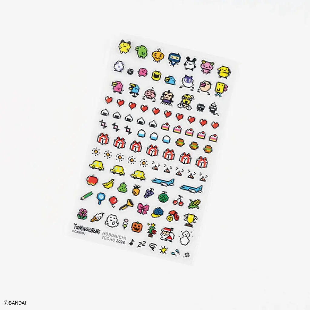 「たまごっち」のほぼ日手帳が、文具といっしょに2026年版で登場!手帳や文具など全17アイテムを9月1日(月)に発売します。 画像 4