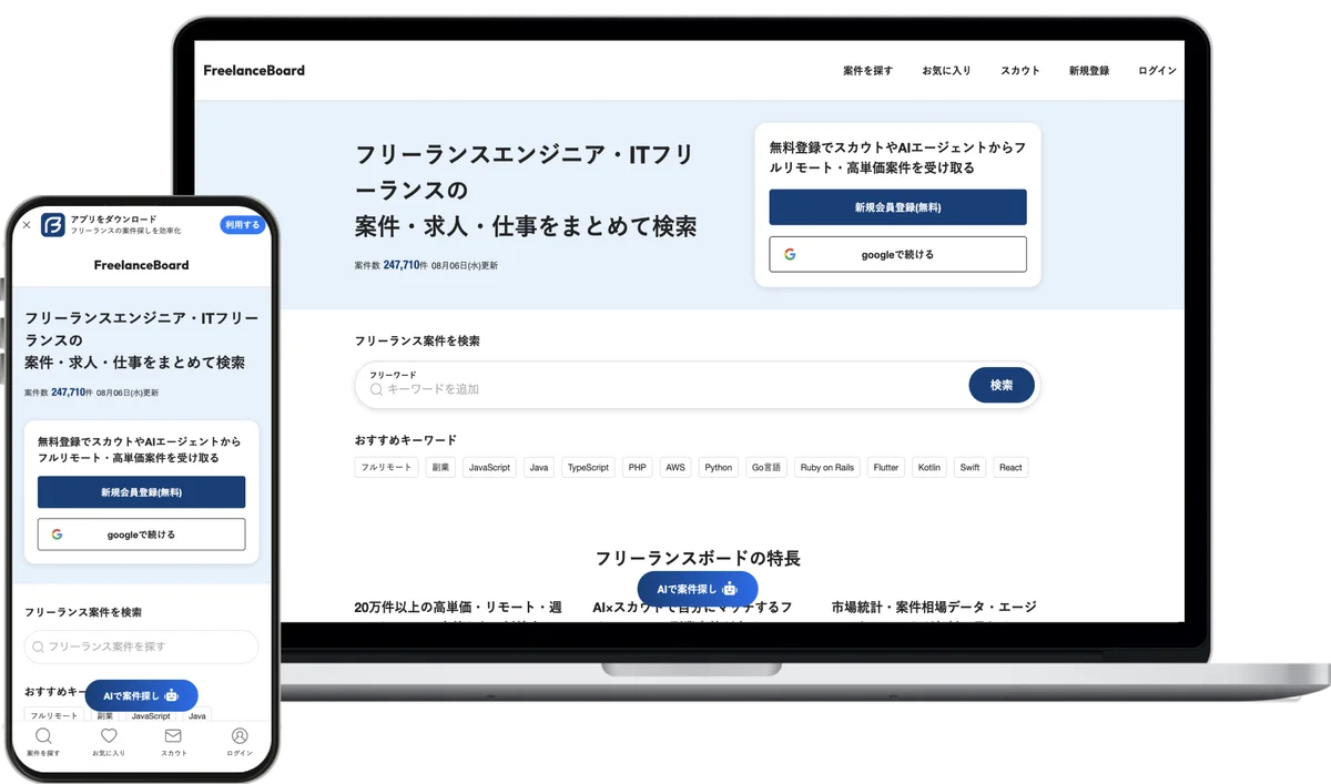 【2025年8月】フリーランス案件の単価における市場動向【フリーランスボード】 画像 2