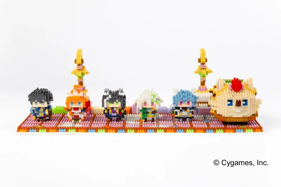 手のひらサイズで登場、プリコネRの組み立てブロックフィギュア