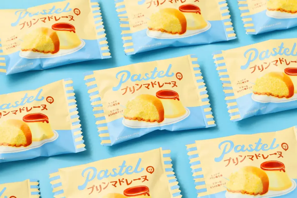 【プリン×マドレーヌ】“なめらかプリン”ブームの火付け役「パステル」から『パステルのプリンマドレーヌ』が登場！プリン風味のしっとり生地とザクザク食感のカラメルチップを楽しめる新作マドレーヌ！ 画像 2