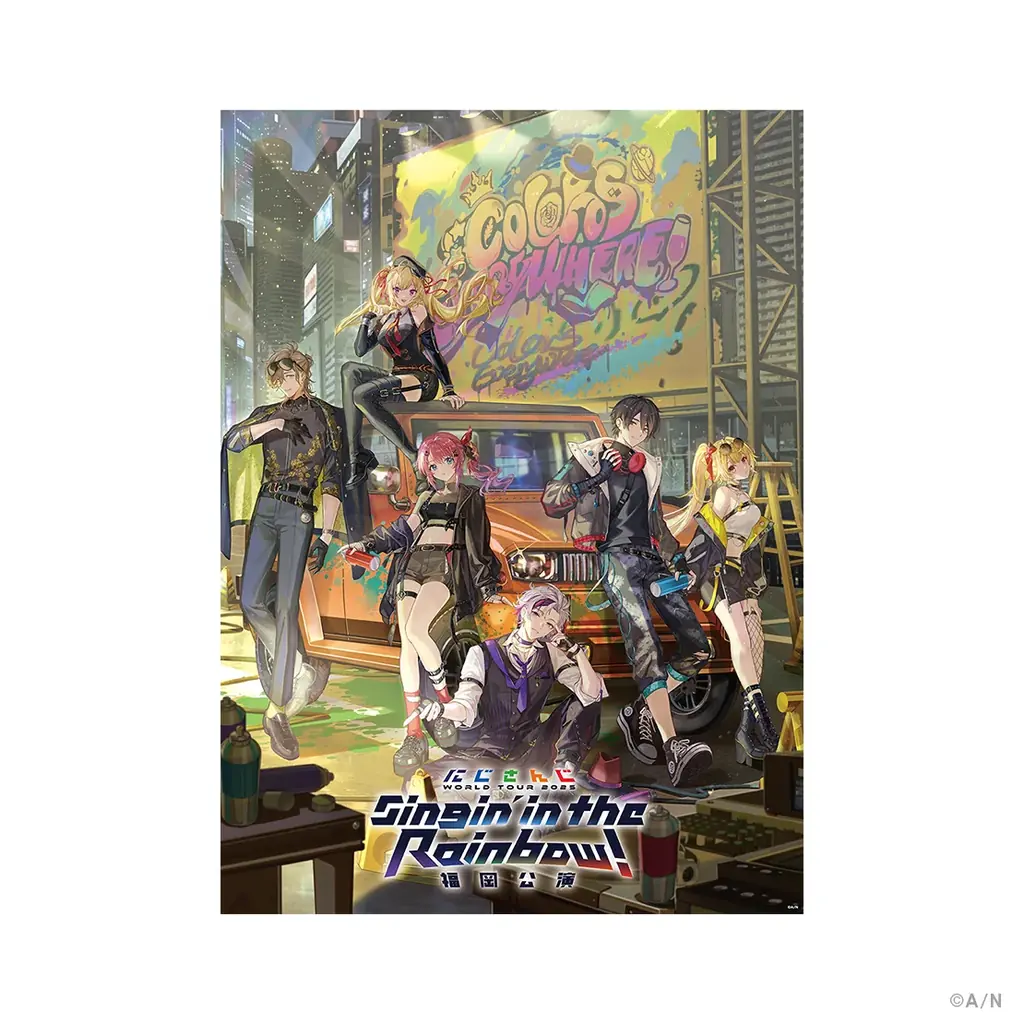 「にじさんじ WORLD TOUR 2025 Singin’ in the Rainbow！」福岡公演グッズを2025年8月13日(水)18時より販売開始！ 画像 5