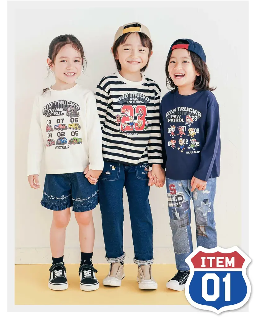 子供服ブランド「SLAP SLIP(スラップ スリップ、株式会社べべ)」から「パウ・パトロール™」とのコラボレーション第5弾が新発売! 画像 3