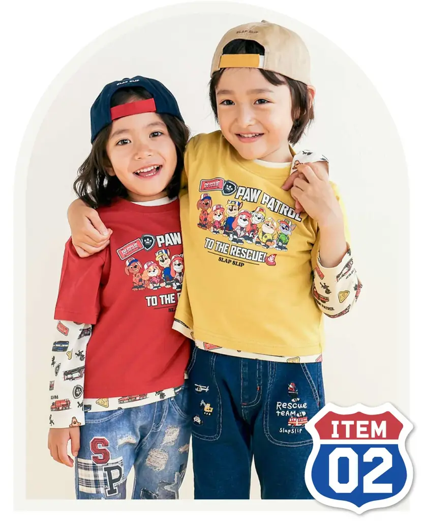 子供服ブランド「SLAP SLIP(スラップ スリップ、株式会社べべ)」から「パウ・パトロール™」とのコラボレーション第5弾が新発売! 画像 6