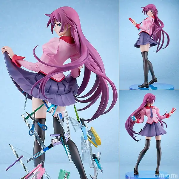 名作フィギュアを最新技術で再構築する「Remaster Project」第一弾として、2011年に発売された「〈物語〉シリーズ 戦場ヶ原ひたぎ」が登場。あみあみにて予約受付中。 画像 2