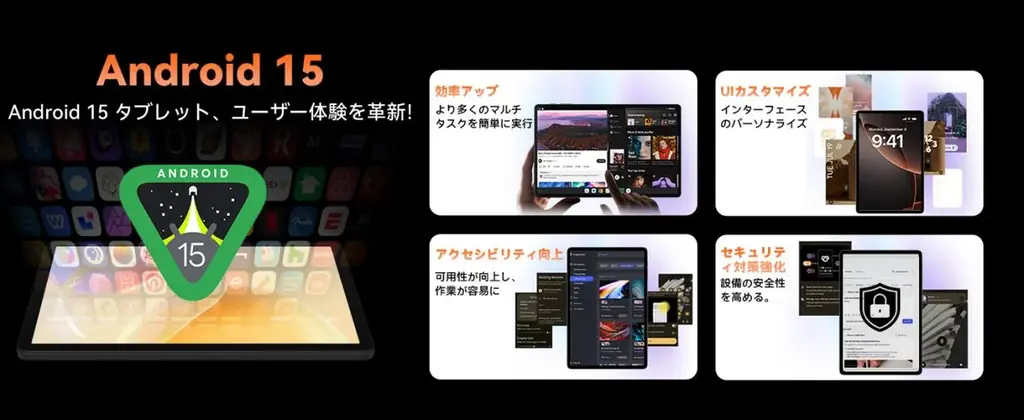 【Headwolf FPad7/FPad7 Pro 秋季新学期キャンペーン開催中!各モデル限定50台!】 Dimensity 7050(MT8791T)を搭載した高性能タブレットPC 画像 6