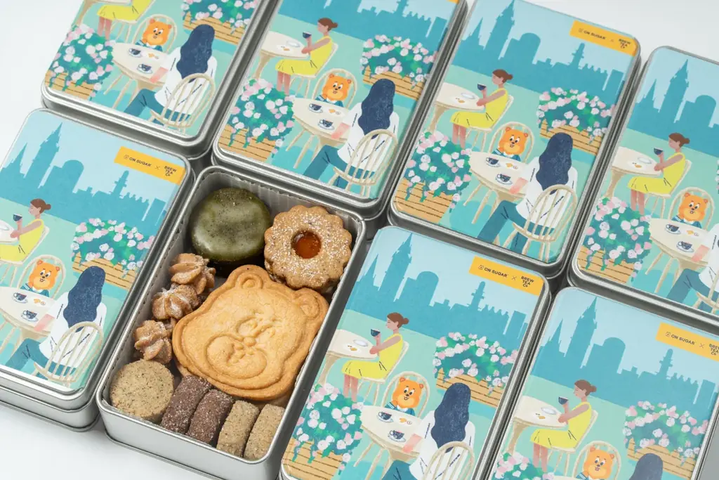 【週末限定・数量限定】英国「Brew Tea Co.」の茶葉香る『Brew Tea COOKIE BOX』|ギフトにもぴったりのクッキー缶を新発売 画像 5