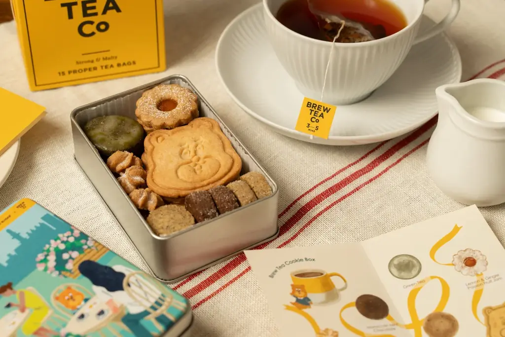 【週末限定・数量限定】英国「Brew Tea Co.」の茶葉香る『Brew Tea COOKIE BOX』｜ギフトにもぴったりのクッキー缶を新発売 画像 9