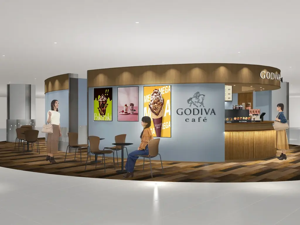 ゴディバカフェ初の『スタンドタイプ』店舗を成田国際空港に出店！ 「GODIVA café Narita Airport Terminal 1」 画像 2