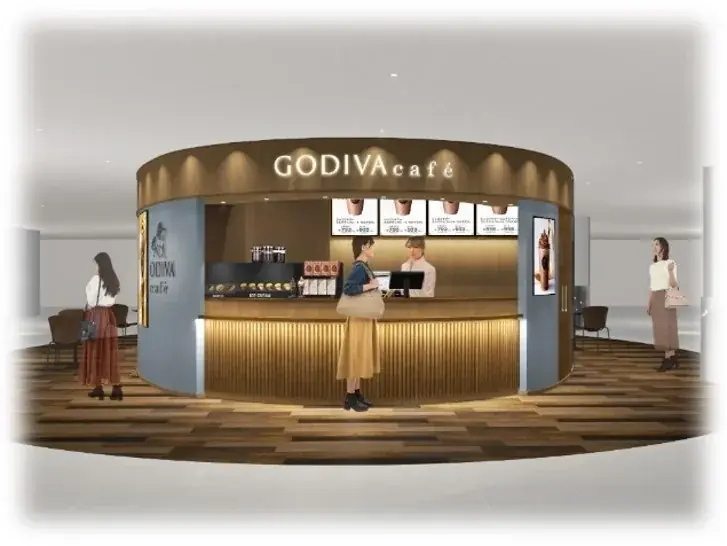 成田空港にゴディバカフェ開店