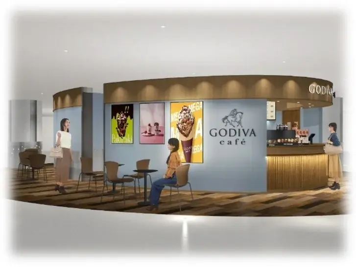 世界的プレミアムチョコレートブランド「ゴディバ」のカフェ 「GODIVA café」が第1ターミナルにオープン!! 画像 2