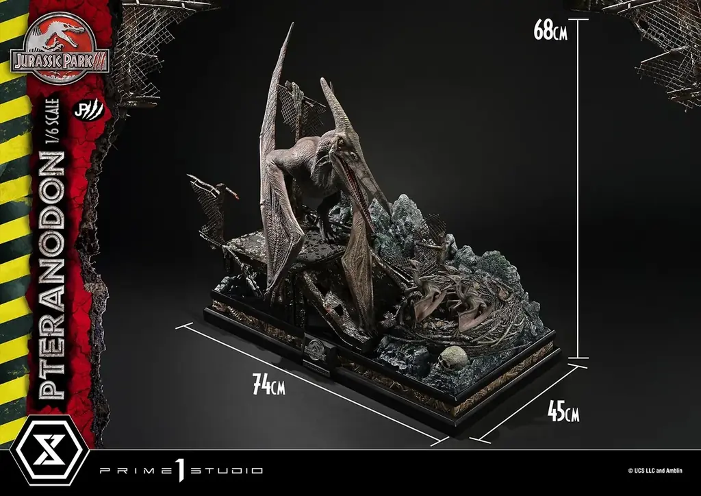 “鳥籠の恐怖”を表現！映画『ジュラシック・パークⅢ』から、 プテラノドンの1/6スケールスタチューが登場 画像 14