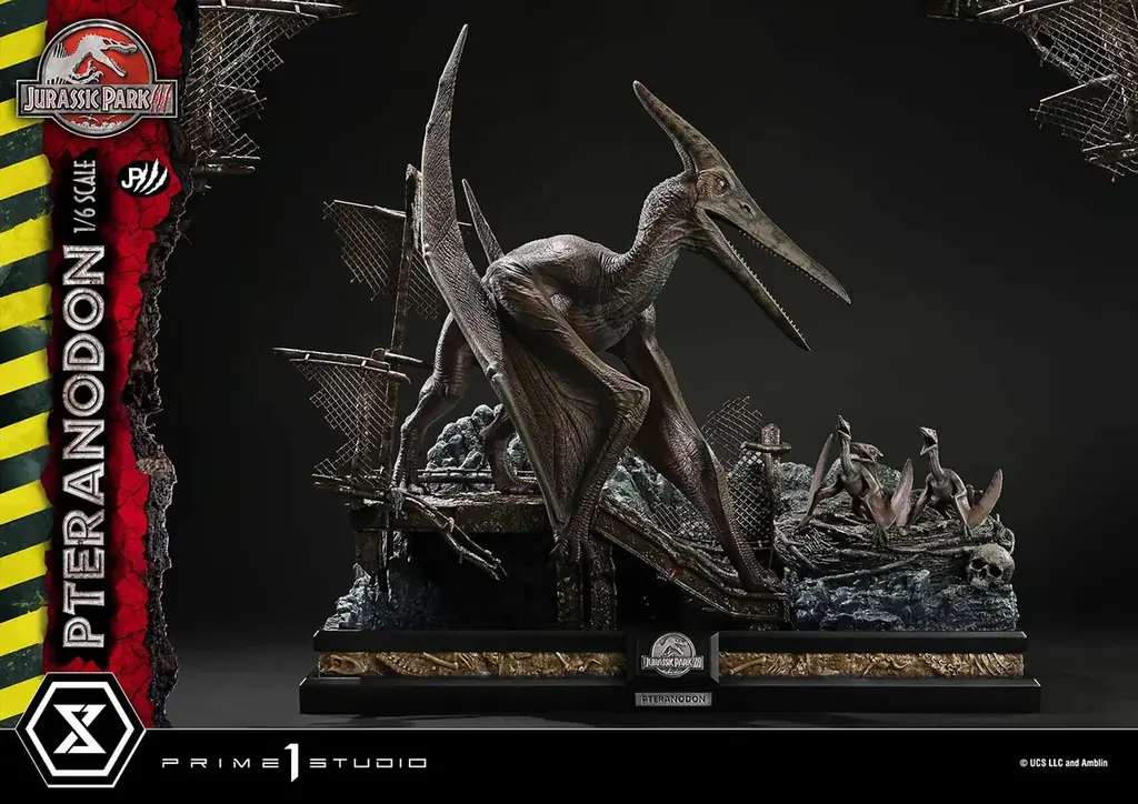 “鳥籠の恐怖”を表現!映画『ジュラシック・パークⅢ』から、 プテラノドンの1/6スケールスタチューが登場 画像 3