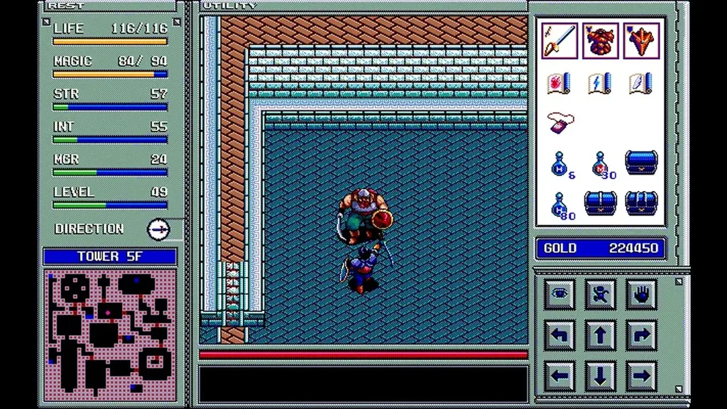 【未使用】レトロゲーム 日本ファルコム ブランディッシュ3リニューアル 日本ファルコムの名作アクションRPG「ブランディッシュ