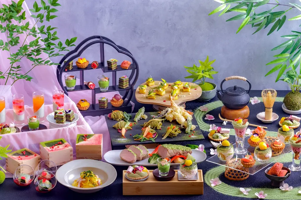 9/1スタート｜千歳で抹茶×ピンクのランチブッフェ