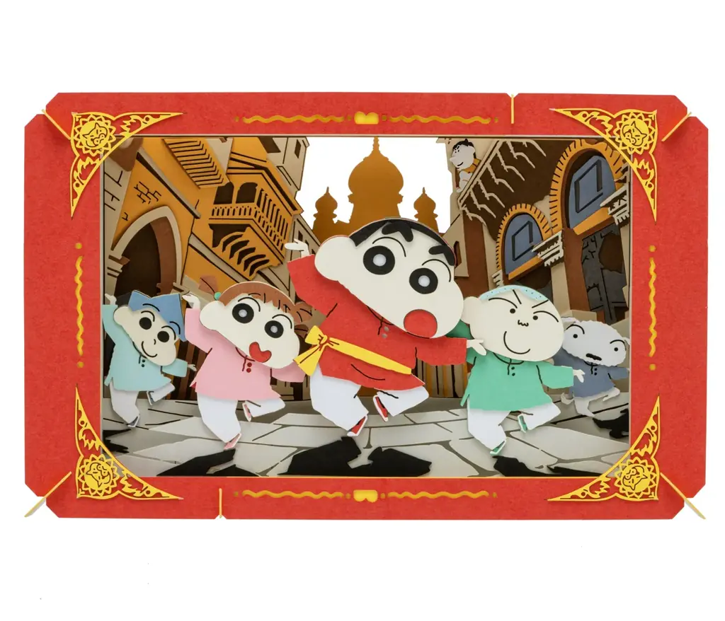 映画の情景を切り取る紙キット、しんちゃん新作発売