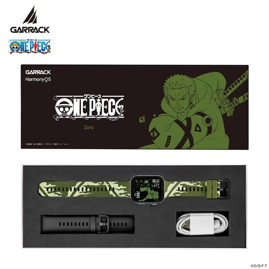 GARRACKからTVアニメ『ONE PIECE』のスマートウォッチが登場。ルフィ、ゾロ、サンジをイメージした3モデルを、8月20日(水)に予約販売、8月27日(水)に一般発売します。 画像 10