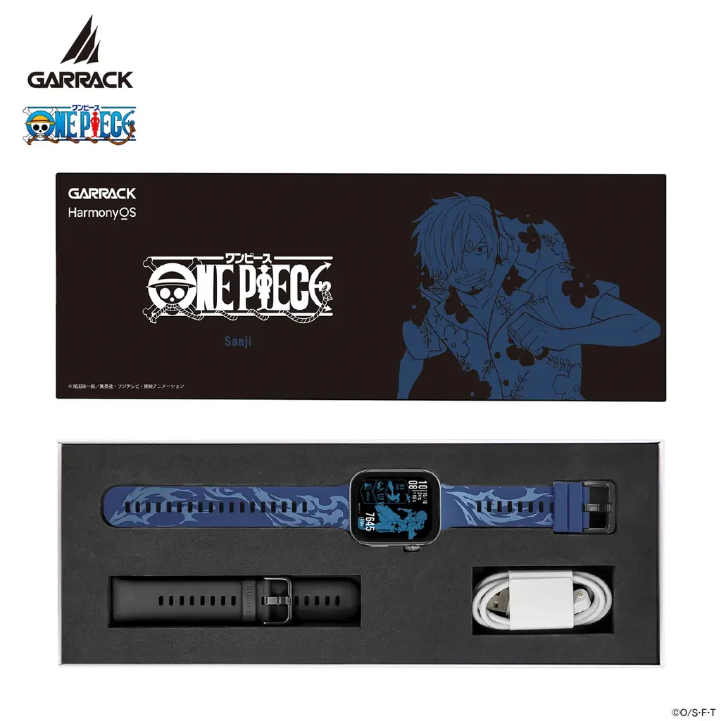 GARRACKからTVアニメ『ONE PIECE』のスマートウォッチが登場。ルフィ、ゾロ、サンジをイメージした3モデルを、8月20日(水)に予約販売、8月27日(水)に一般発売します。 画像 12