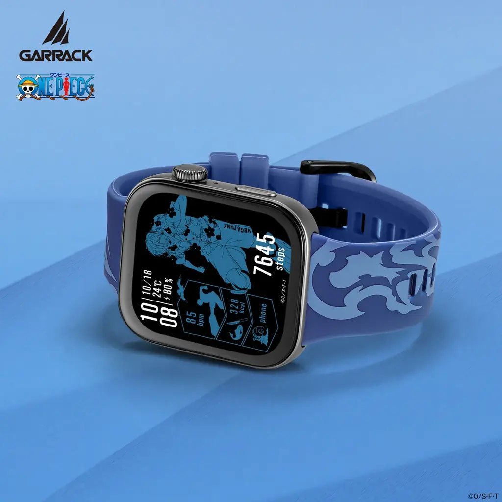GARRACKからTVアニメ『ONE PIECE』のスマートウォッチが登場。ルフィ、ゾロ、サンジをイメージした3モデルを、8月20日(水)に予約販売、8月27日(水)に一般発売します。 画像 4