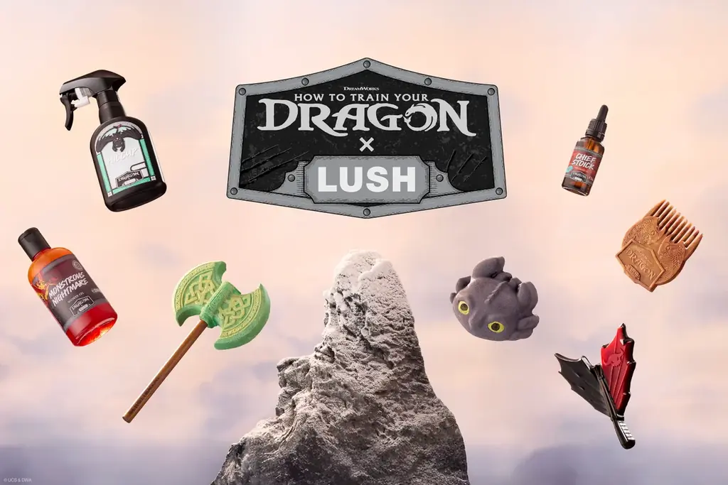 ＜ヒックとドラゴン X LUSH＞新作映画『ヒックとドラゴン』との限定コラボレーションアイテム全7種を9月4日（木）より発売！ 画像 1