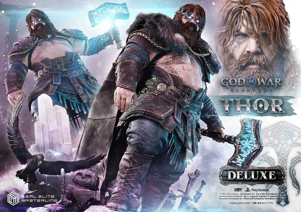 『ゴッド・オブ・ウォー ラグナロク』の「トール」を、1/3スケールスタチューとして立体化 画像 1