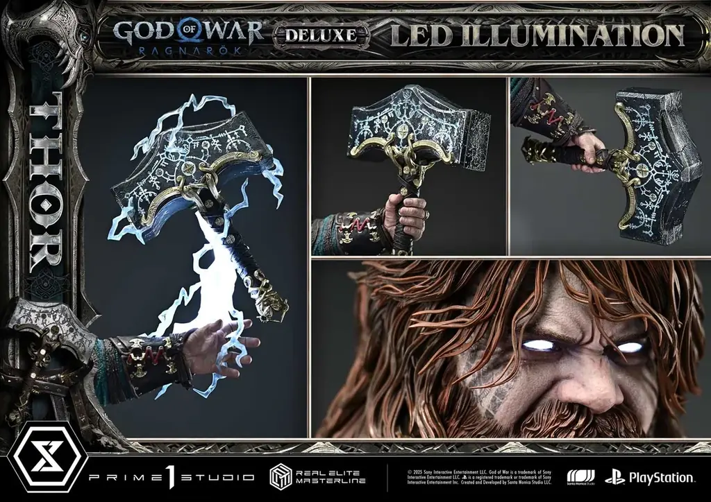 『ゴッド・オブ・ウォー ラグナロク』の「トール」を、1/3スケールスタチューとして立体化 画像 12
