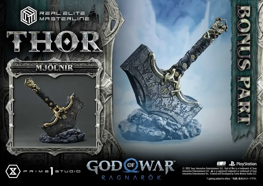 『ゴッド・オブ・ウォー ラグナロク』の「トール」を、1/3スケールスタチューとして立体化 画像 13