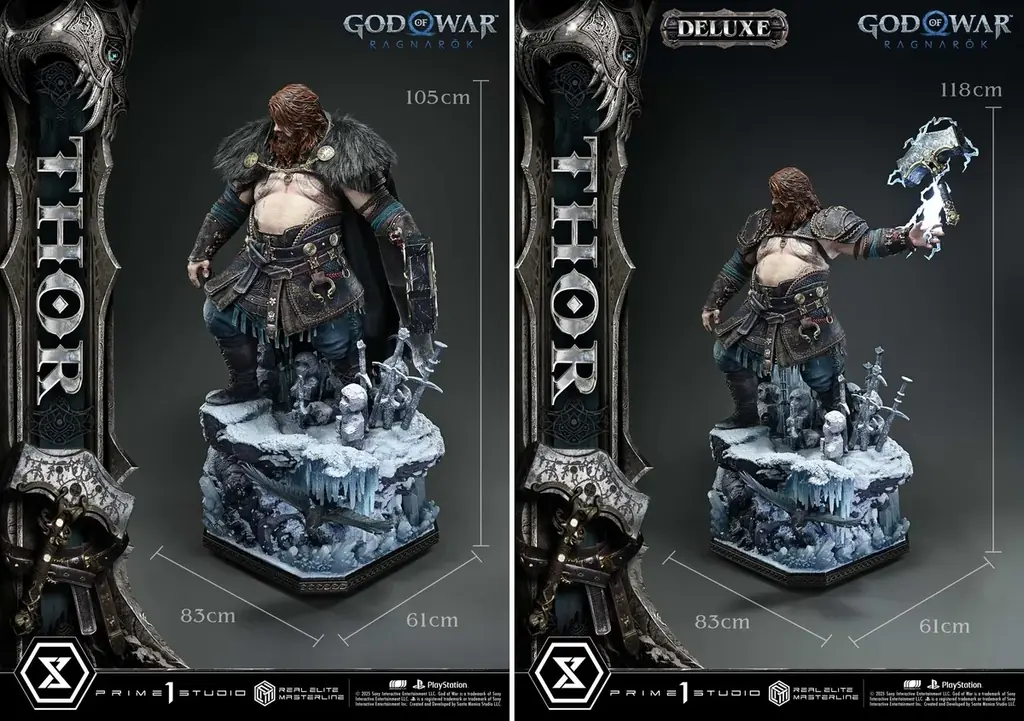 『ゴッド・オブ・ウォー ラグナロク』の「トール」を、1/3スケールスタチューとして立体化 画像 16